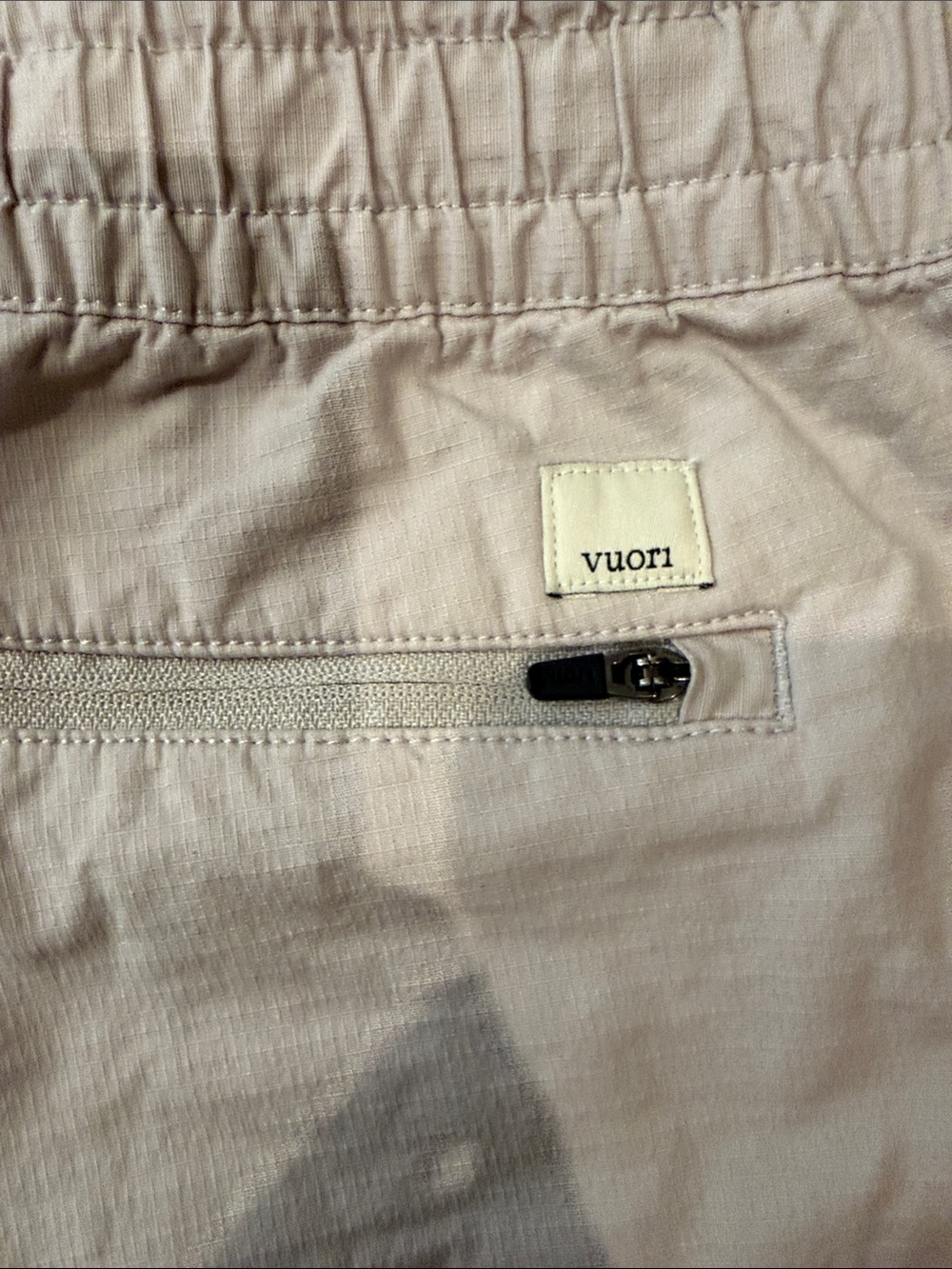 Vuori Casual Women's Drawstring Shorts - Light Beige - Picture 3 of 3